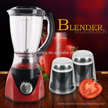 1.5L PS ou PC Jar 3 em 1 preço baixo Hot Venda Electric Blender com duas moedoras